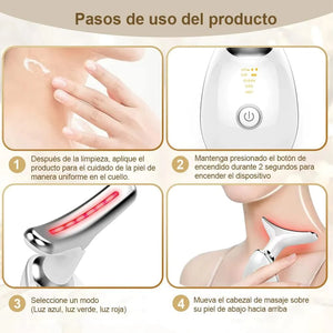 Masajeador Facial Lineas De Expresion DermaSuave 3 en 1